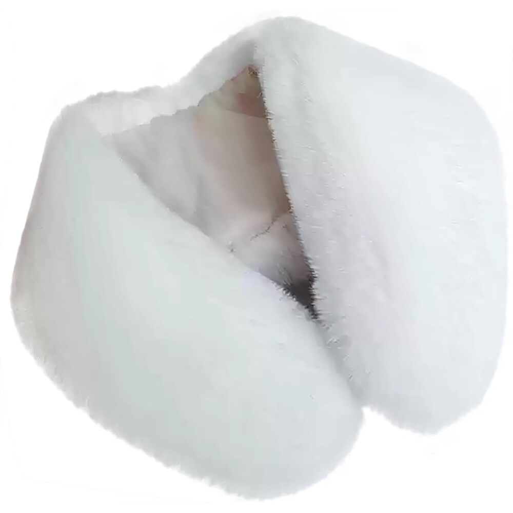 6153 Faux Fur Soft Warmer Collar Rabbit Fur Collar Shawl Wrap Stole Fake
